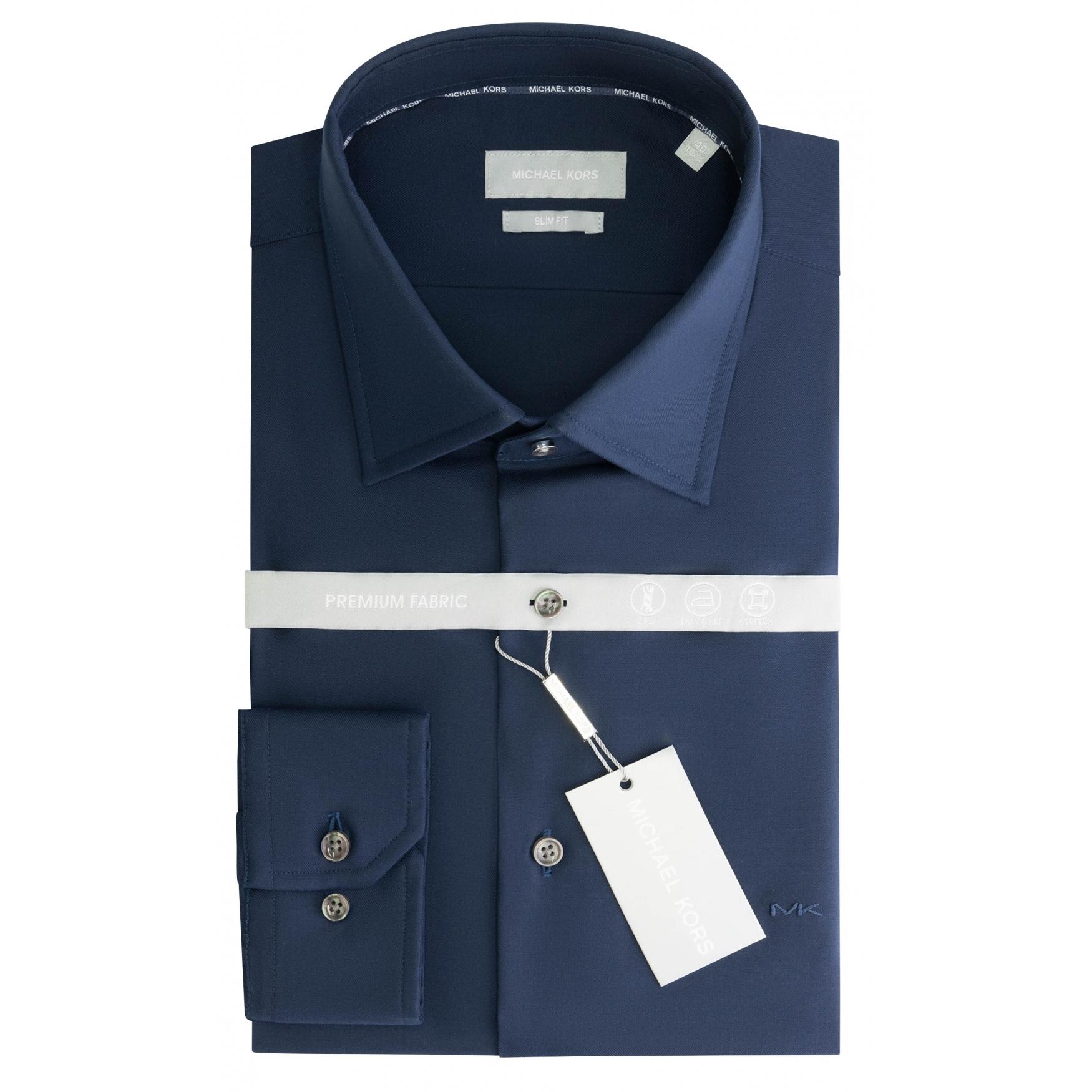 8720509617159 - Slim Twill Hemd mit 2 Falten Michael Kors 8720509617159 - Slim Twill Hemd mit 2 Falten Michael Kors