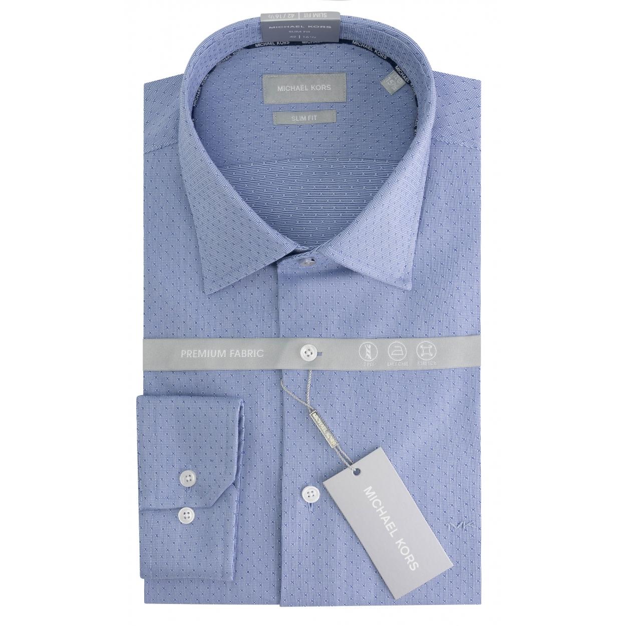 8720836960843 - Slim-Fit Hemd mit 2 Falten und rechteckigem Schnitt Michael Kors