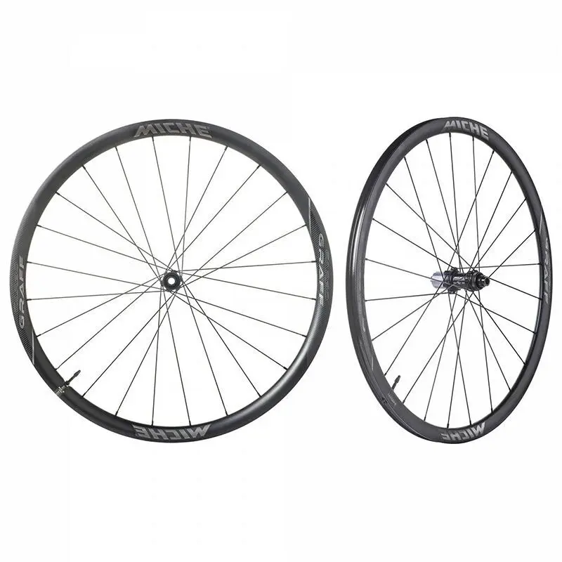 Paar Laufräder Miche Graff Centerlock Tubeless Ready Shimano HG11