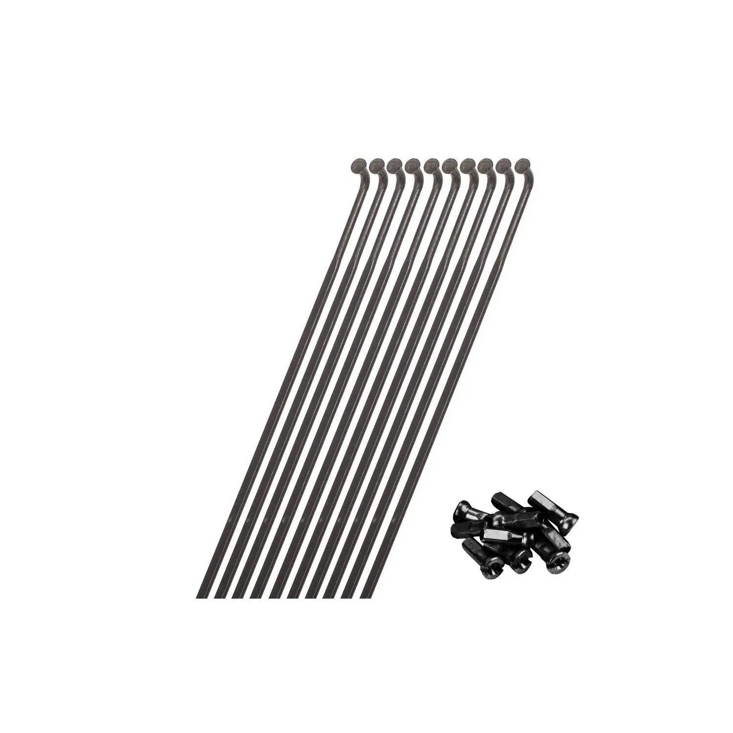 Velo Store - UK Right front spoke and nipples Miche Dark DX | Extra 10% off with Subscription, Postage £16.79 to UK Fedex.