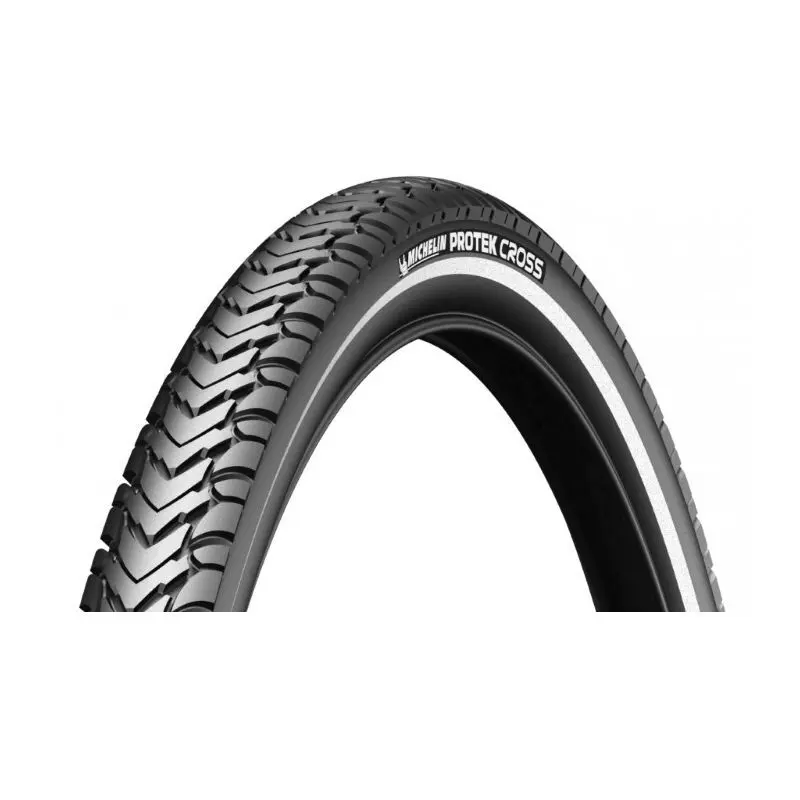 Velo Store - UK MICHELIN Rigid tire with reflective sidewall Michelin Protek Cross Acces Line 40-559 | Extra 10% off with Subscription, Postage £16.79 to UK Fedex.