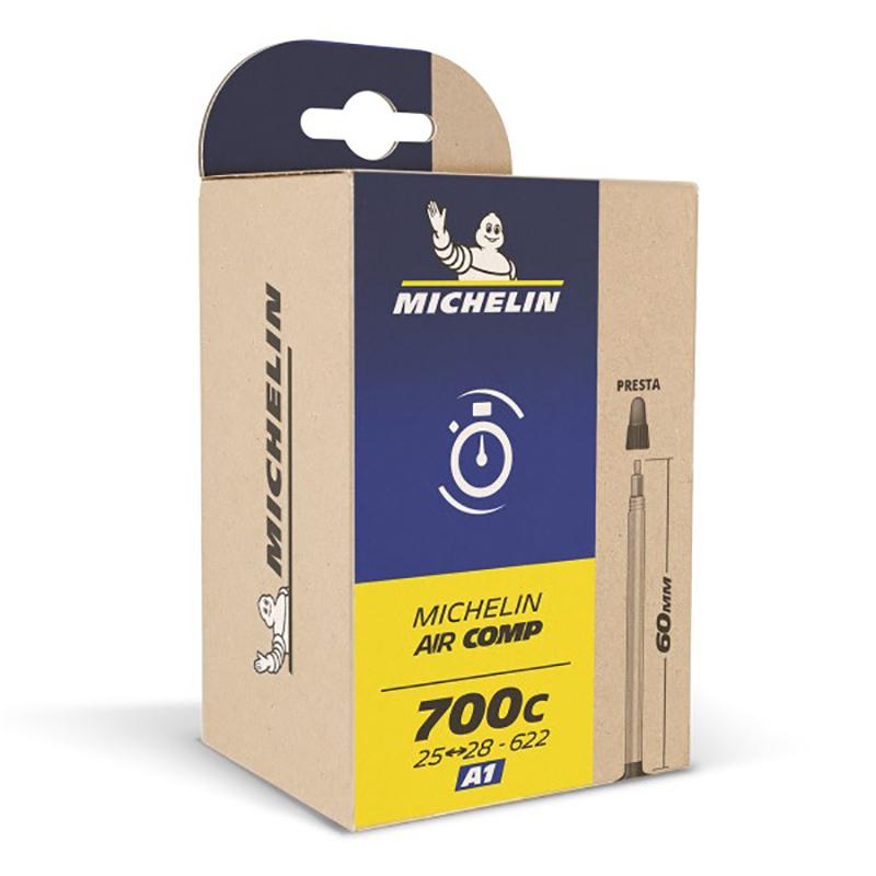Velo Store - UK MICHELIN Inner tube Michelin Aircomp Presta Valve 48 mm 18-25/622 | Extra 10% off with Subscription, Postage £16.79 to UK Fedex.