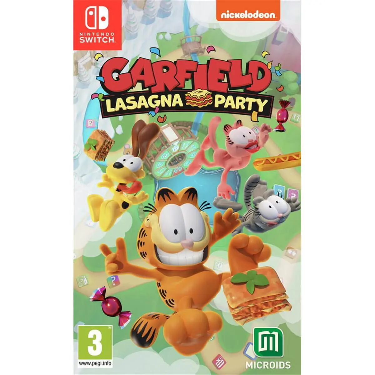 3701529503337 - Garfield Lasagna Party - Nintendo Switch - Party - PEGI 3 3701529503337 - Garfield Lasagna Party - Nintendo Switch - Party - PEGI 3