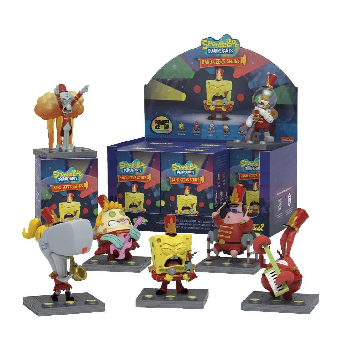0658215278518 - Sammlerfigur SpongeBob SquarePants Band Geeks Series (x6)