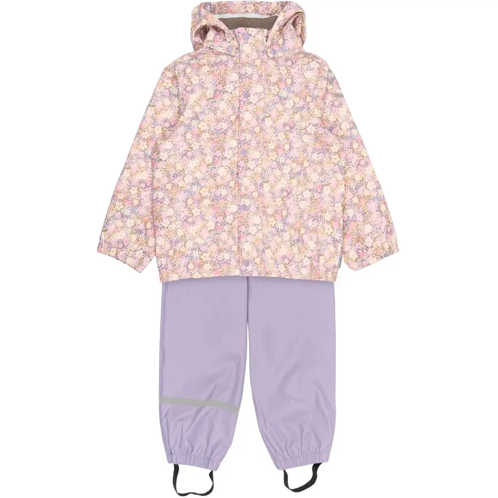 5715073491253 - Regenanzug für Mädchenbabys AOP