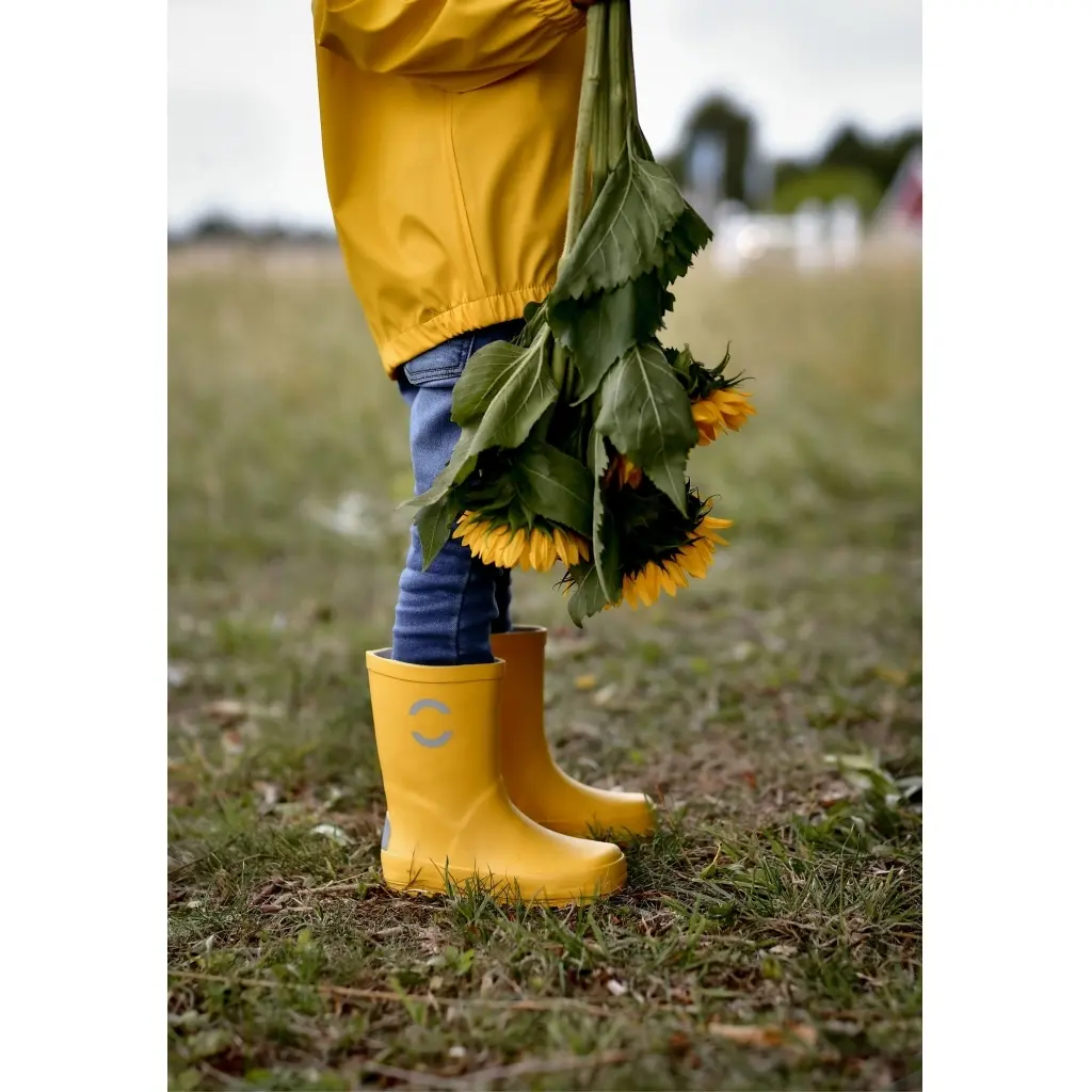 Mikk-Line Gummistiefel mit Blumen-Muster, blau, Gr. 26/27, 1 St dauerhaft günstig online kaufen