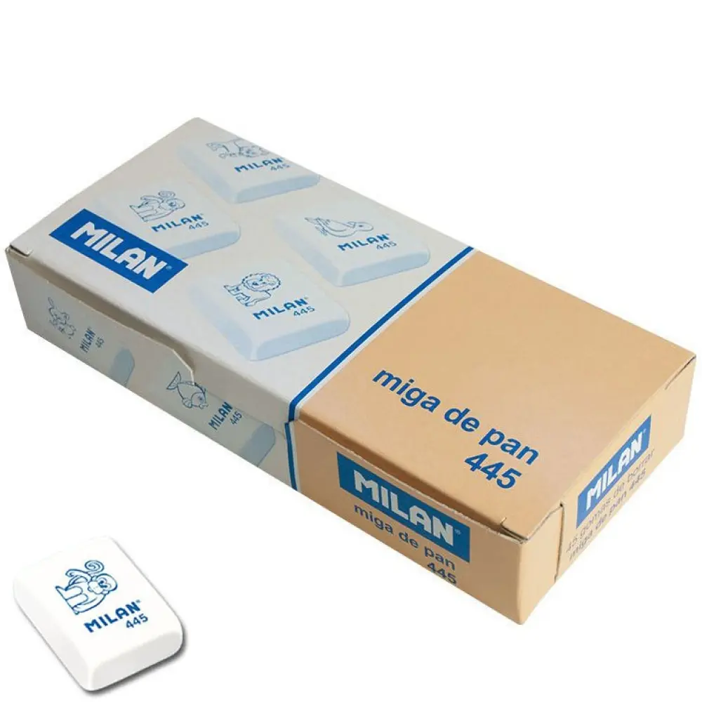 Packung mit 45 Radiergummis für Kinder Milan Mie
