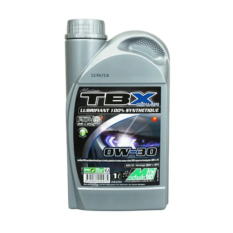Motoröl Motorrad Minerva Oil Tbx 0W30 (100% ) Piaggio 125 Medley 1 L
