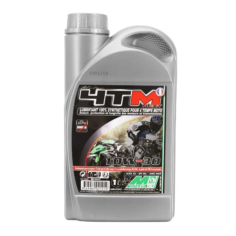 Motoröl Motorrad Minerva Oil 4Tm 10W30 100% France