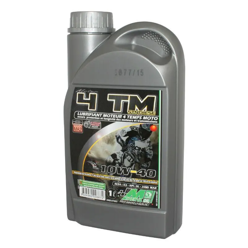 Motoröl Motorrad Minerva Oil 4Tm 10W40 100% France 1 L