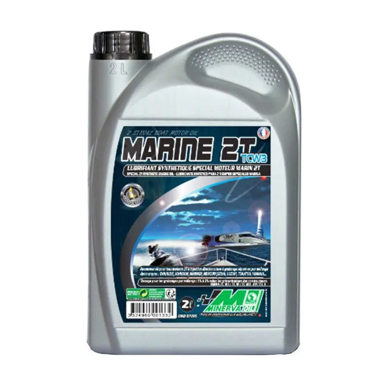 Motoröl Motorrad Minerva Oil Tcw3 100% France 2 L