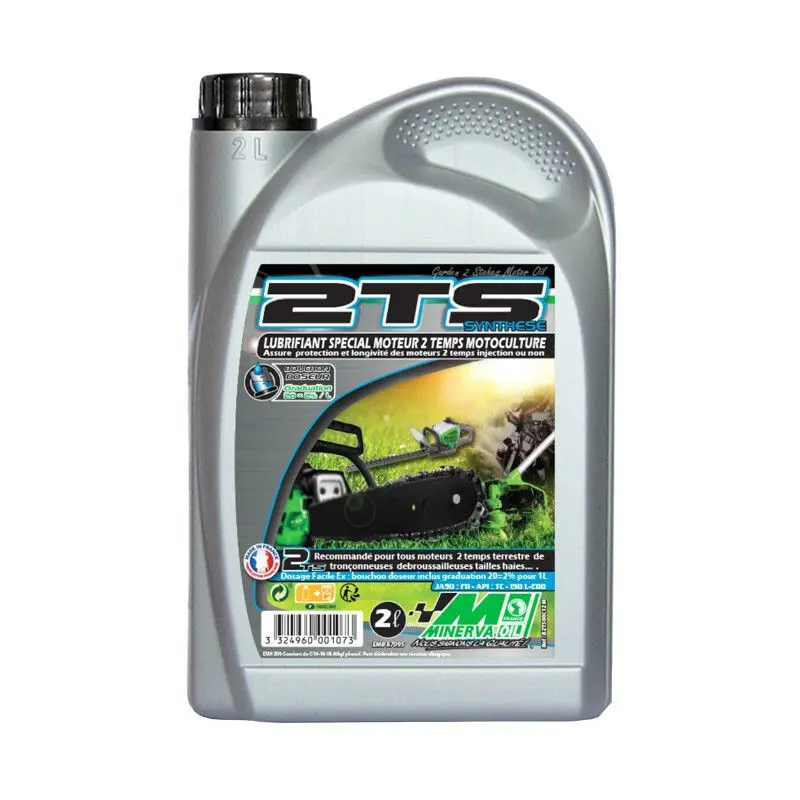 Motoröl Motorrad Minerva Oil 2Ts 100% France 2 L