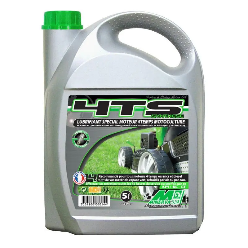 Motoröl Motorrad Minerva Oil 4Ts 10W30 100% France 5 L