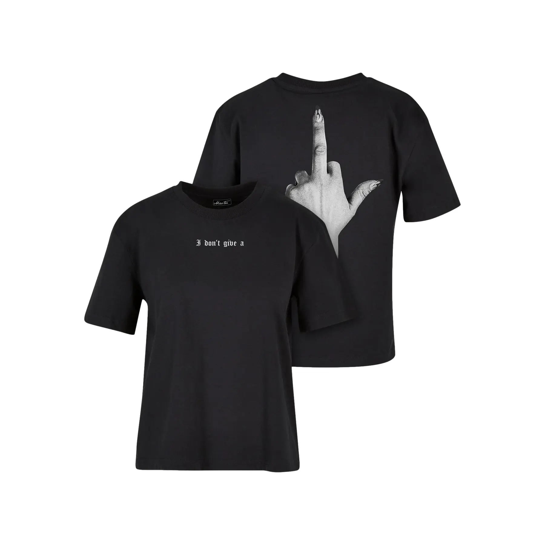 Damen T-Shirt Miss Tee I Don't Give A