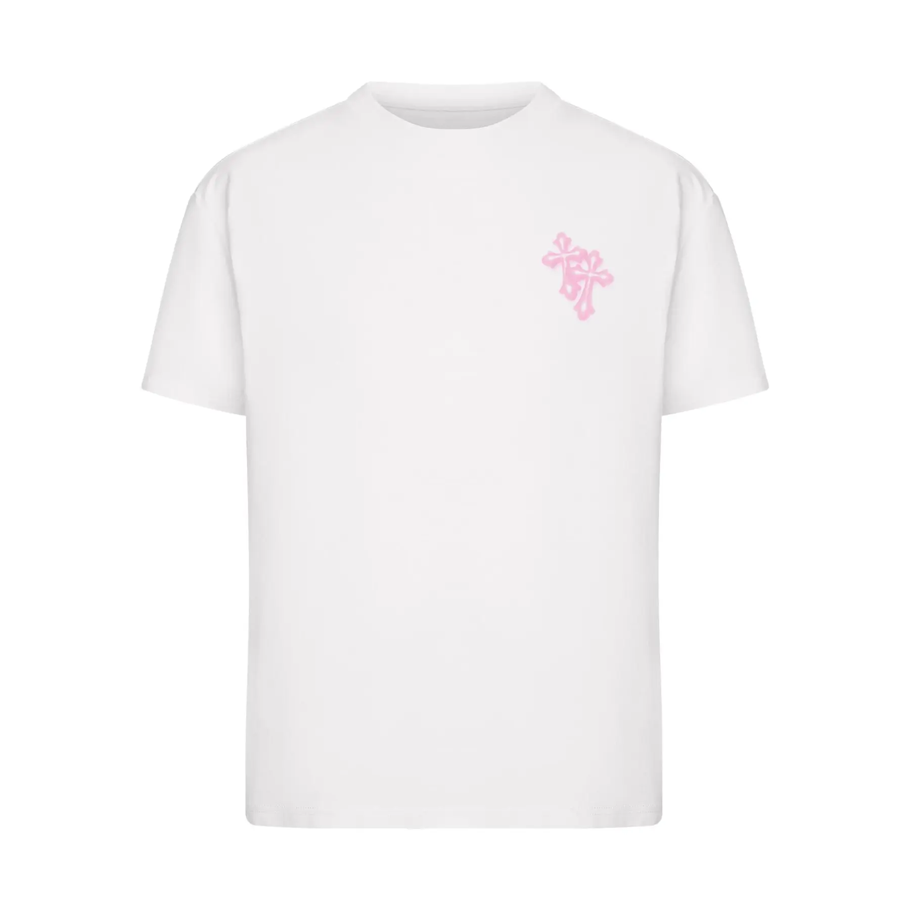 Damen T-Shirt Miss Tee Pink Cross