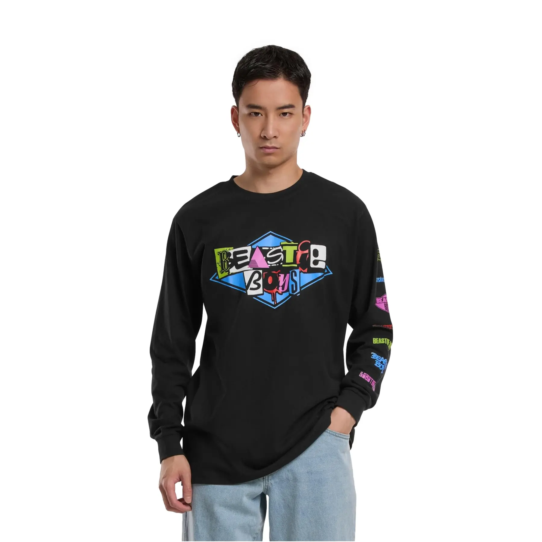Langarm-T-Shirt Miss Tee Beastie Boys Logo
