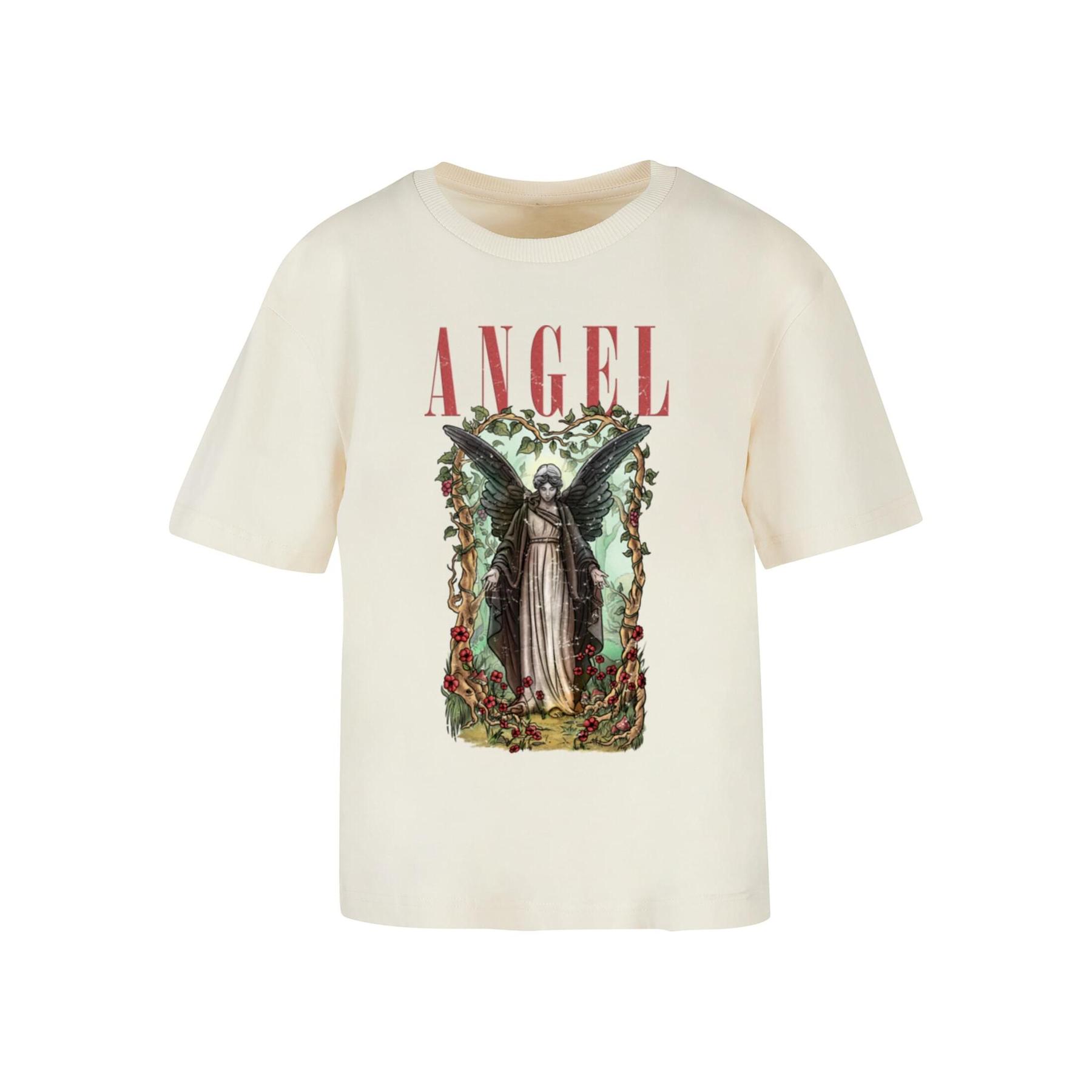 4068841952922 - Damen T-Shirt mit Druck vorne Angel