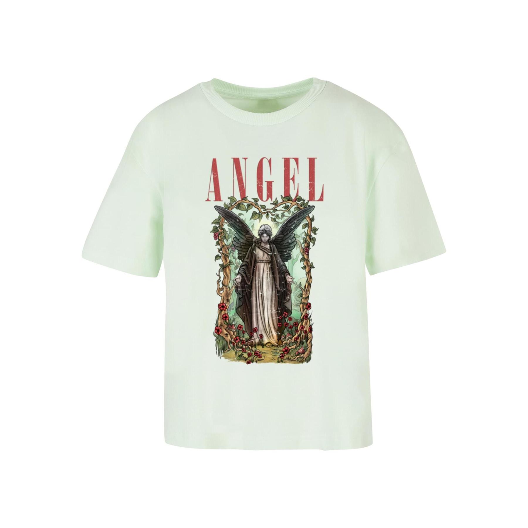 4068841953066 - Damen T-Shirt mit Druck vorne Angel