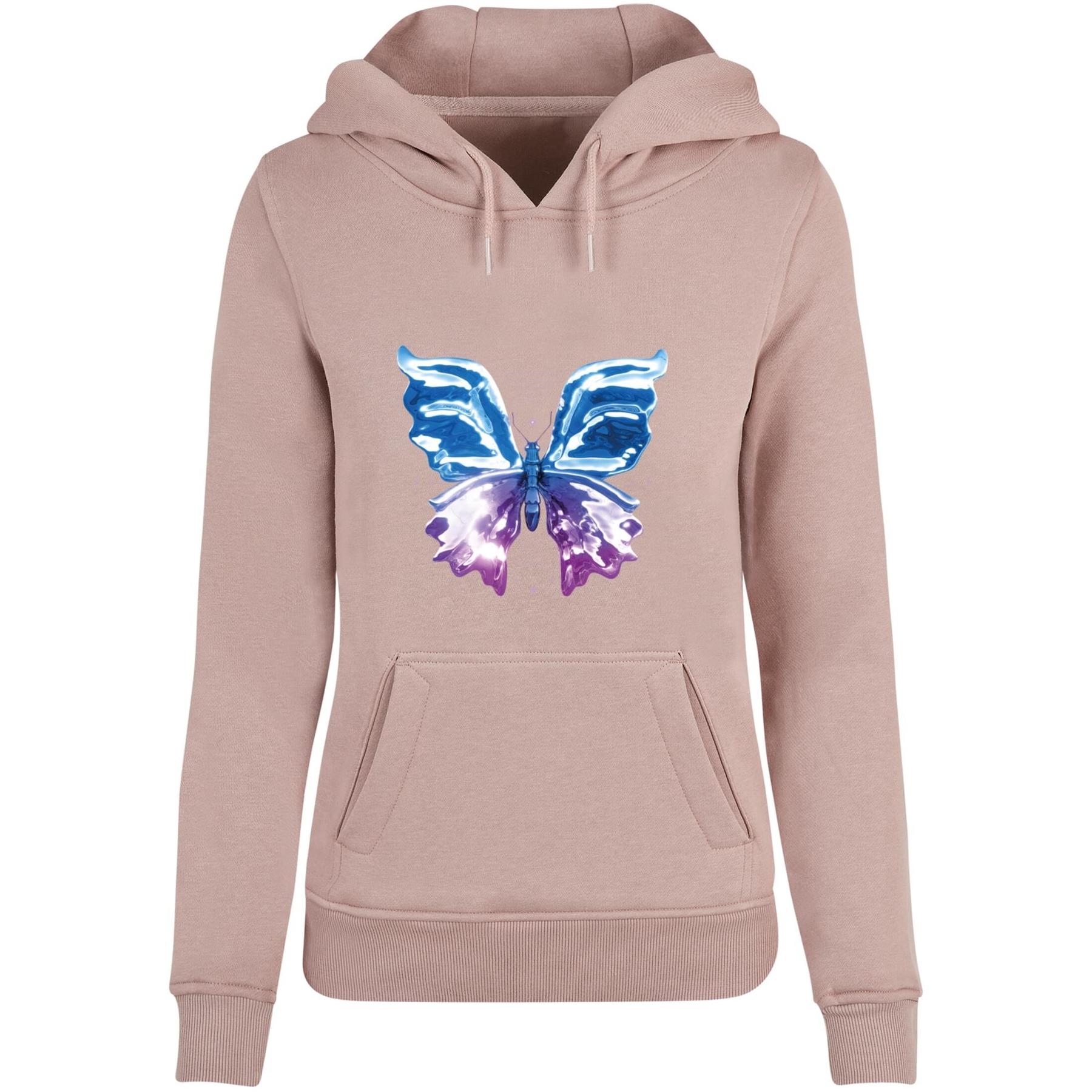 4068841972586 - Hoodie Damen Chromed Butterfly