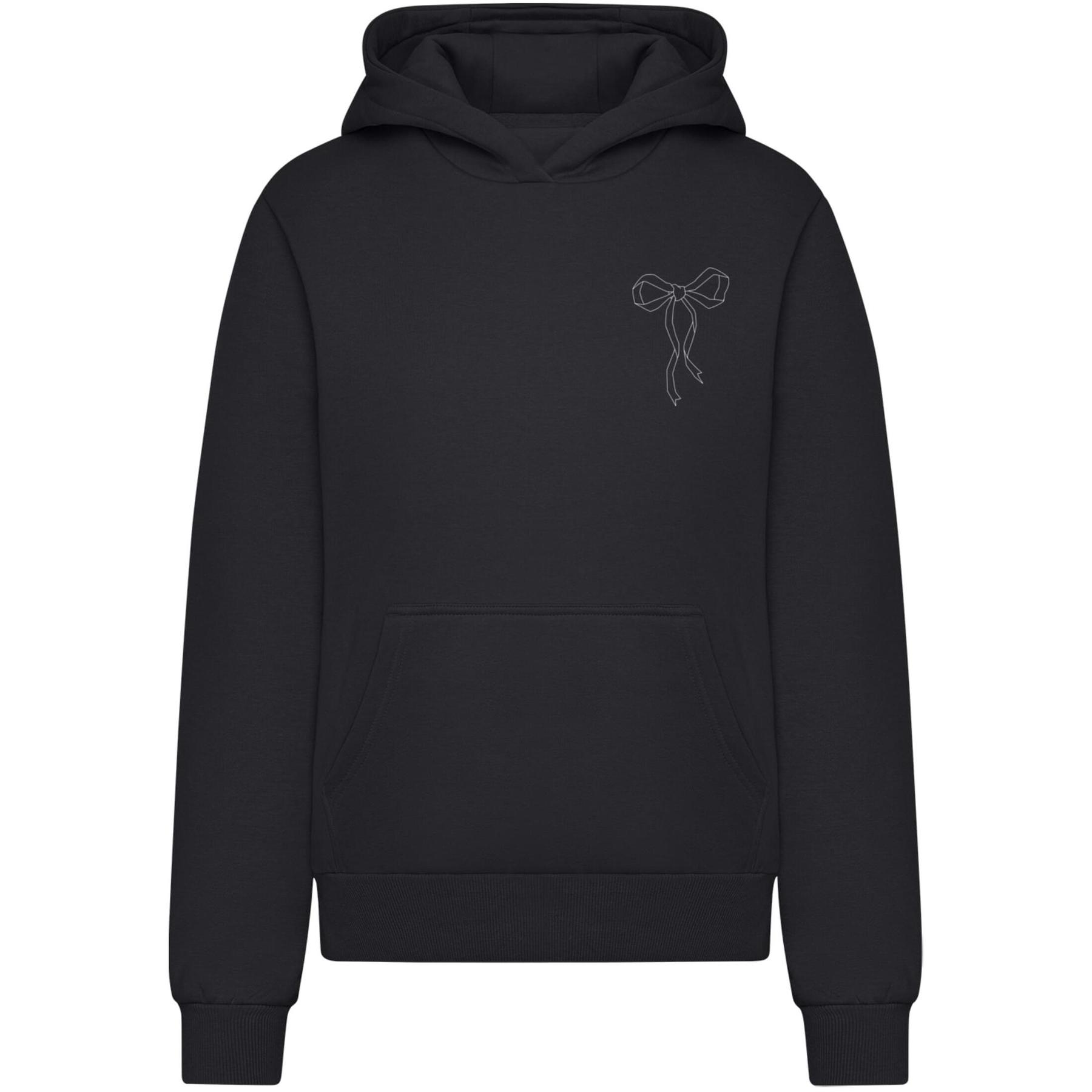 4069389429228 - Hoodie Damen Bow Oneliner Fluffy