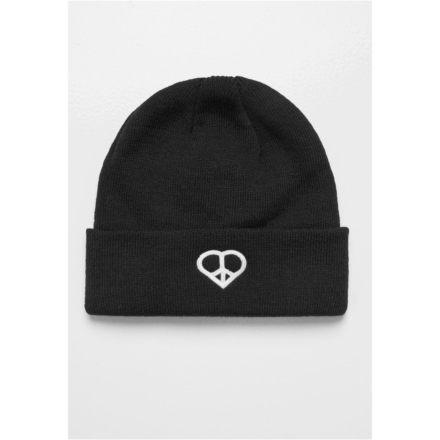 4069389900055 - Strickmütze Damen Peace Sign Heavy