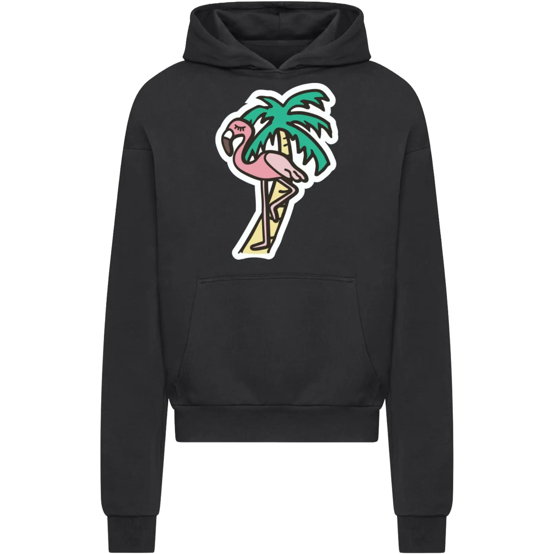 Felpa con cappuccio Mister Tee Flamingo