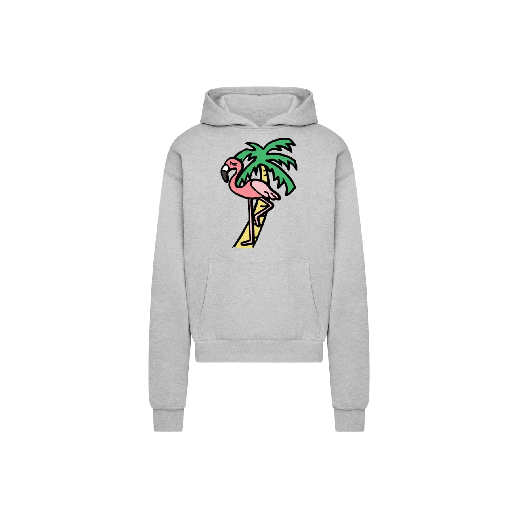 Felpa con cappuccio Mister Tee Flamingo
