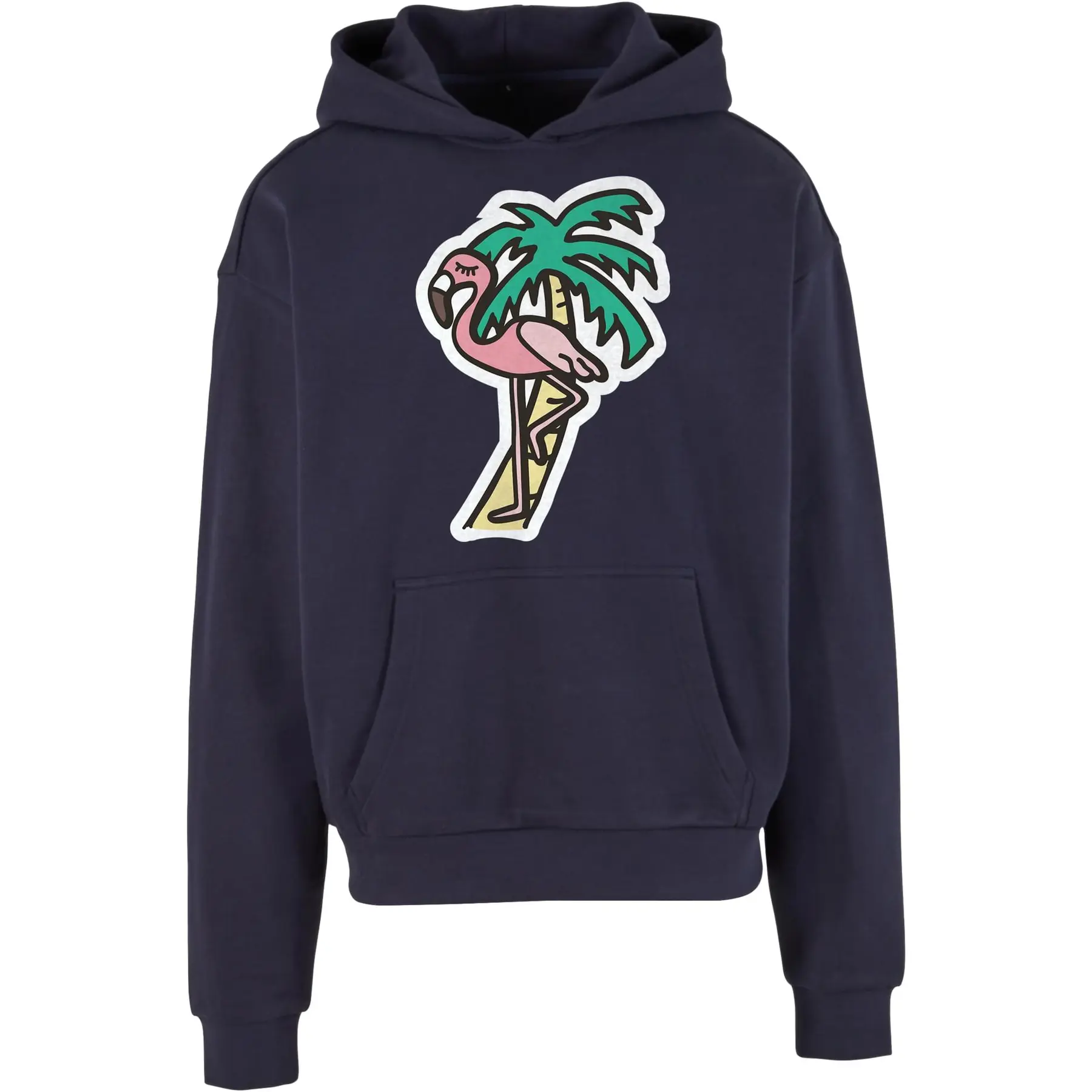 Felpa con cappuccio Mister Tee Flamingo