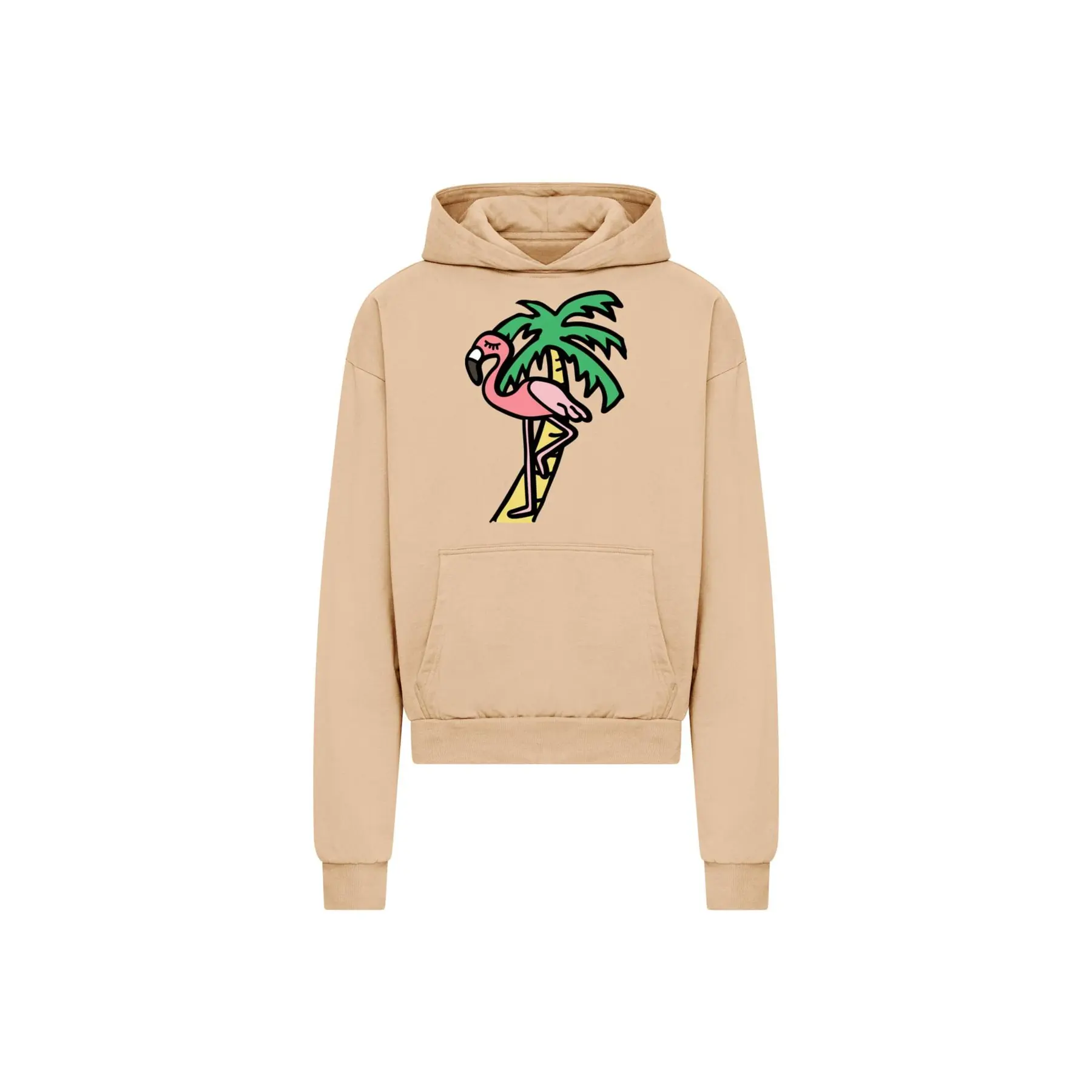 Felpa con cappuccio Mister Tee Flamingo