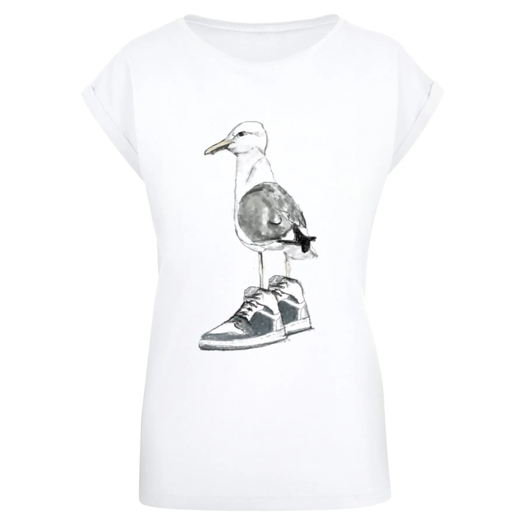 T-shirt da donna Mister Tee Seagull Sneakers