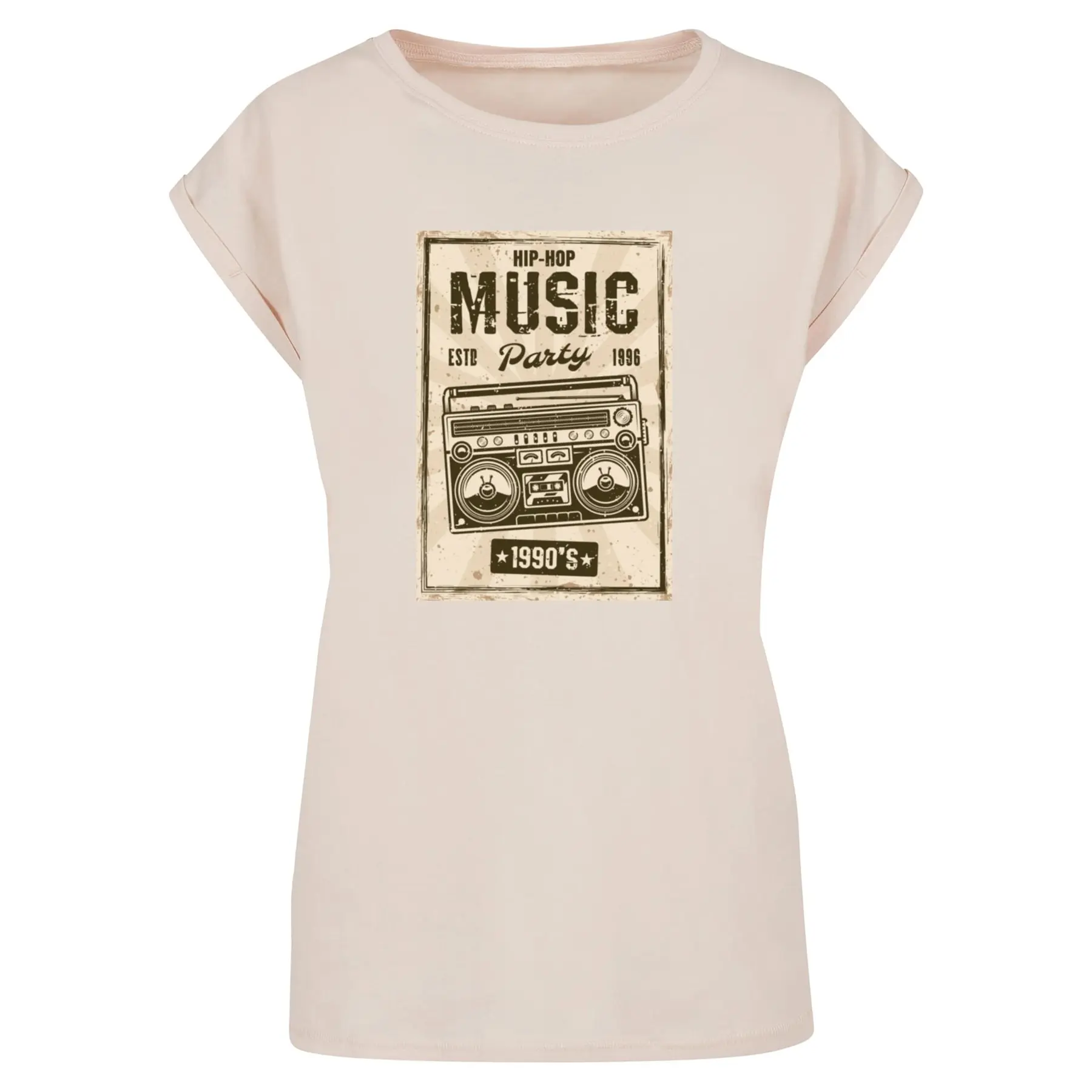 T-shirt da donna Mister Tee Retro Boom