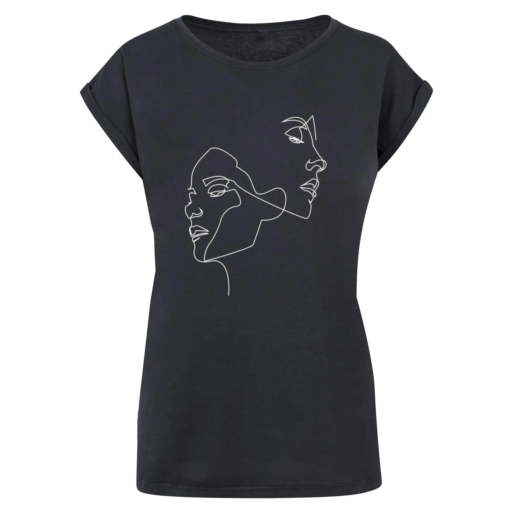 Damen T-Shirt Mister Tee One Line