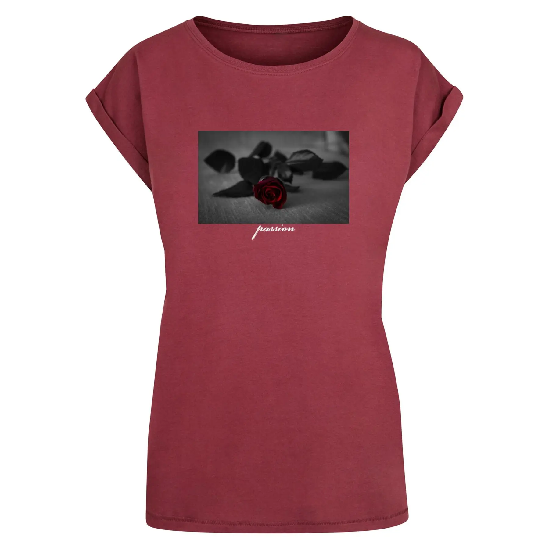 Image of Damen T-Shirt Mister Tee Passion Rose