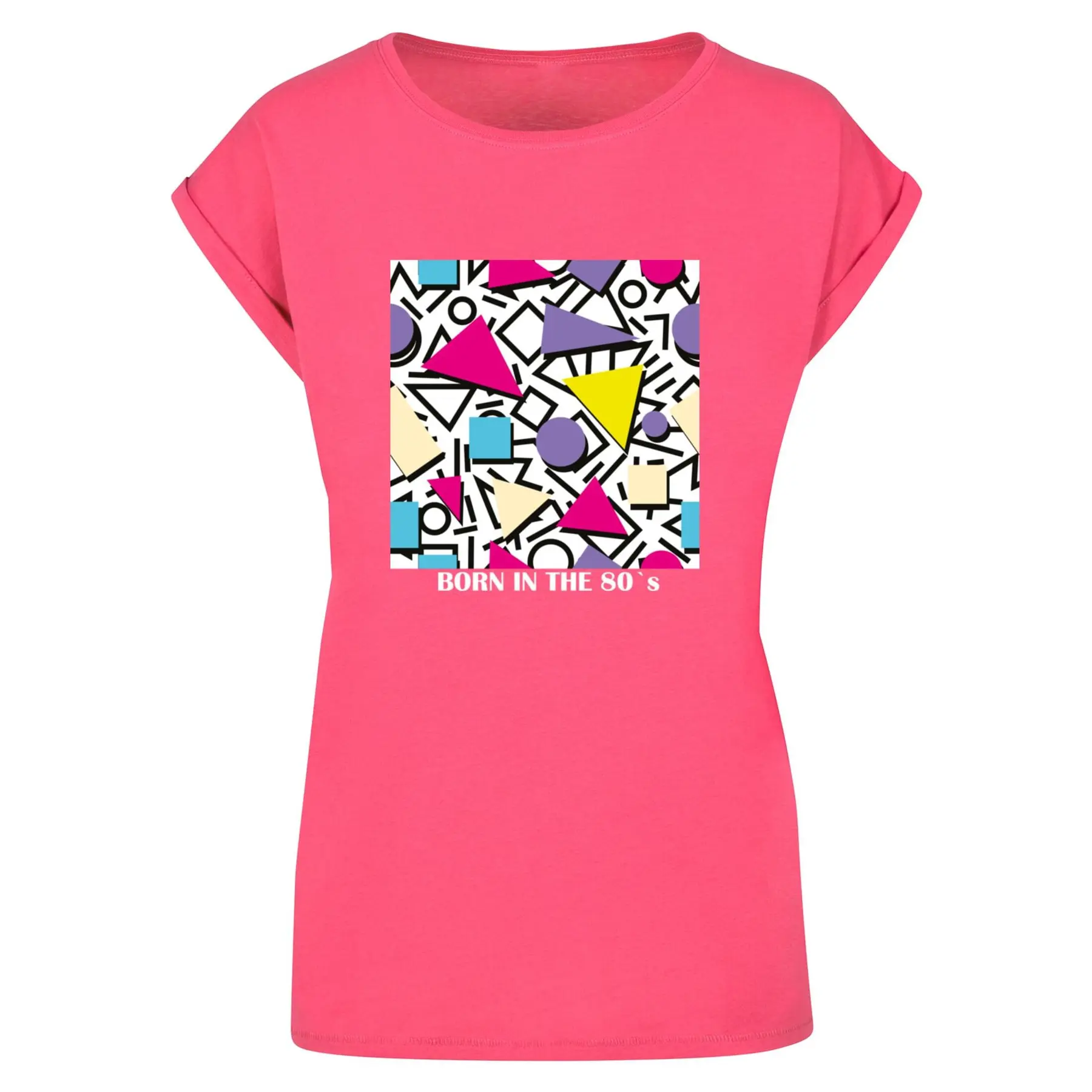 T-shirt da donna Mister Tee Geometric Retro Extended