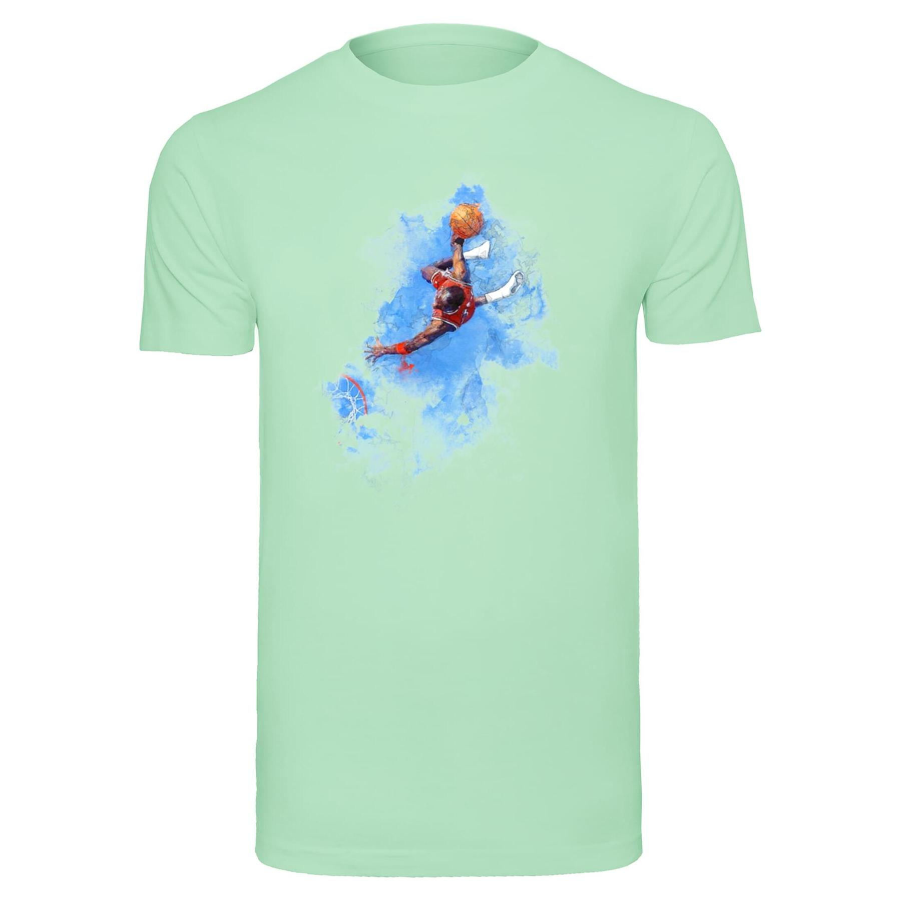 4066454062533 - T-Shirt Mister Tee Basketball Clouds