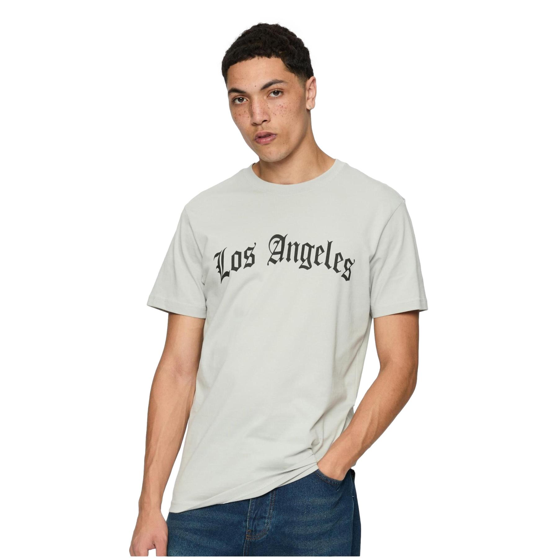 4066051441656 - T-Shirt Mister Tee Los Angeles Wording