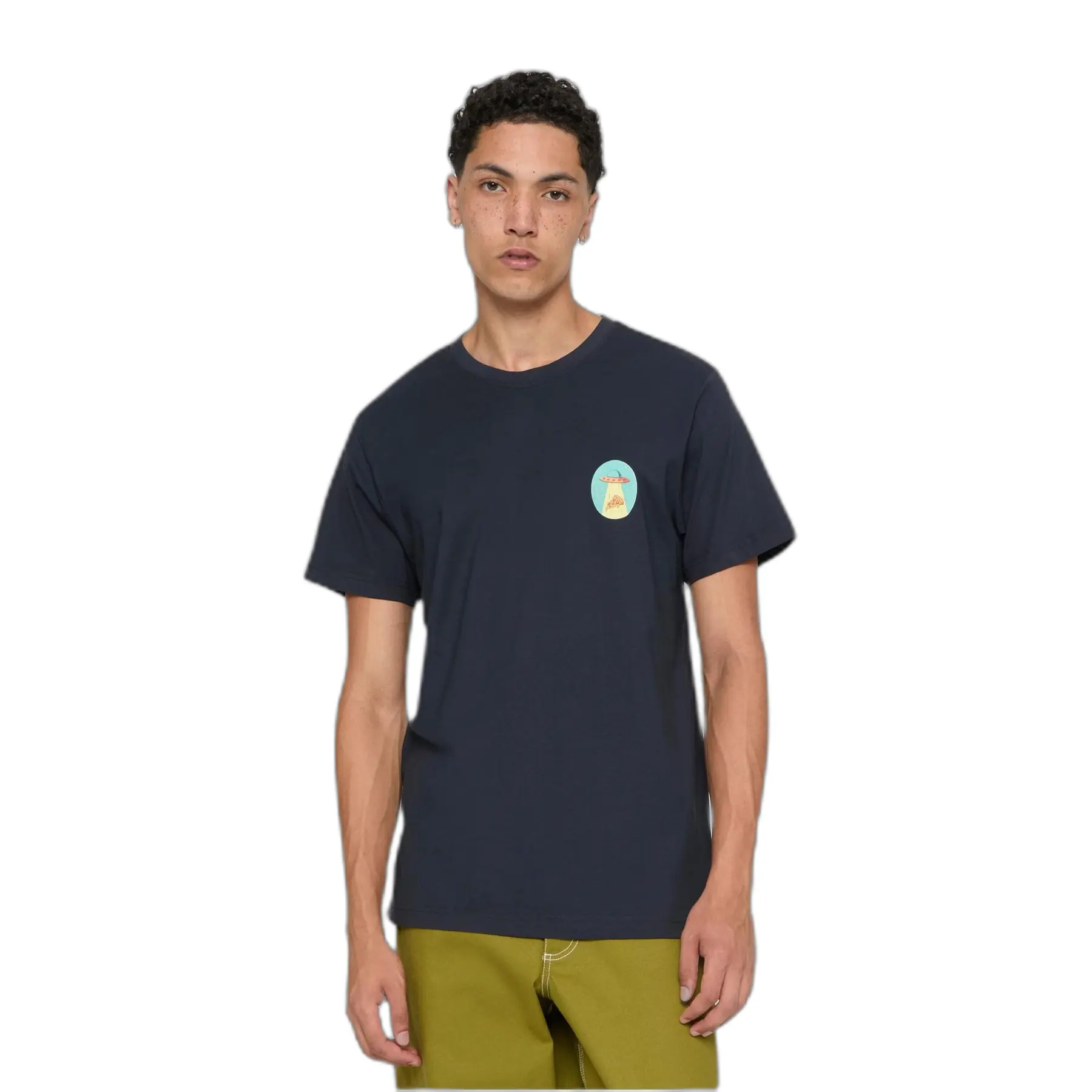 4066454083910 - T-Shirt Mister Tee Ufo Pizza