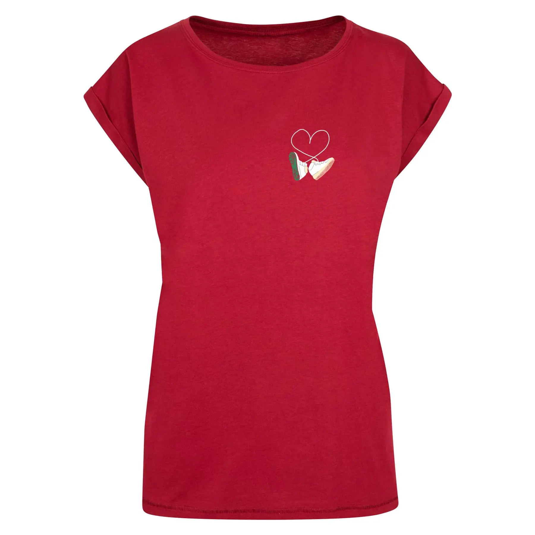 Damen T-Shirt Mister Tee Kicks Love