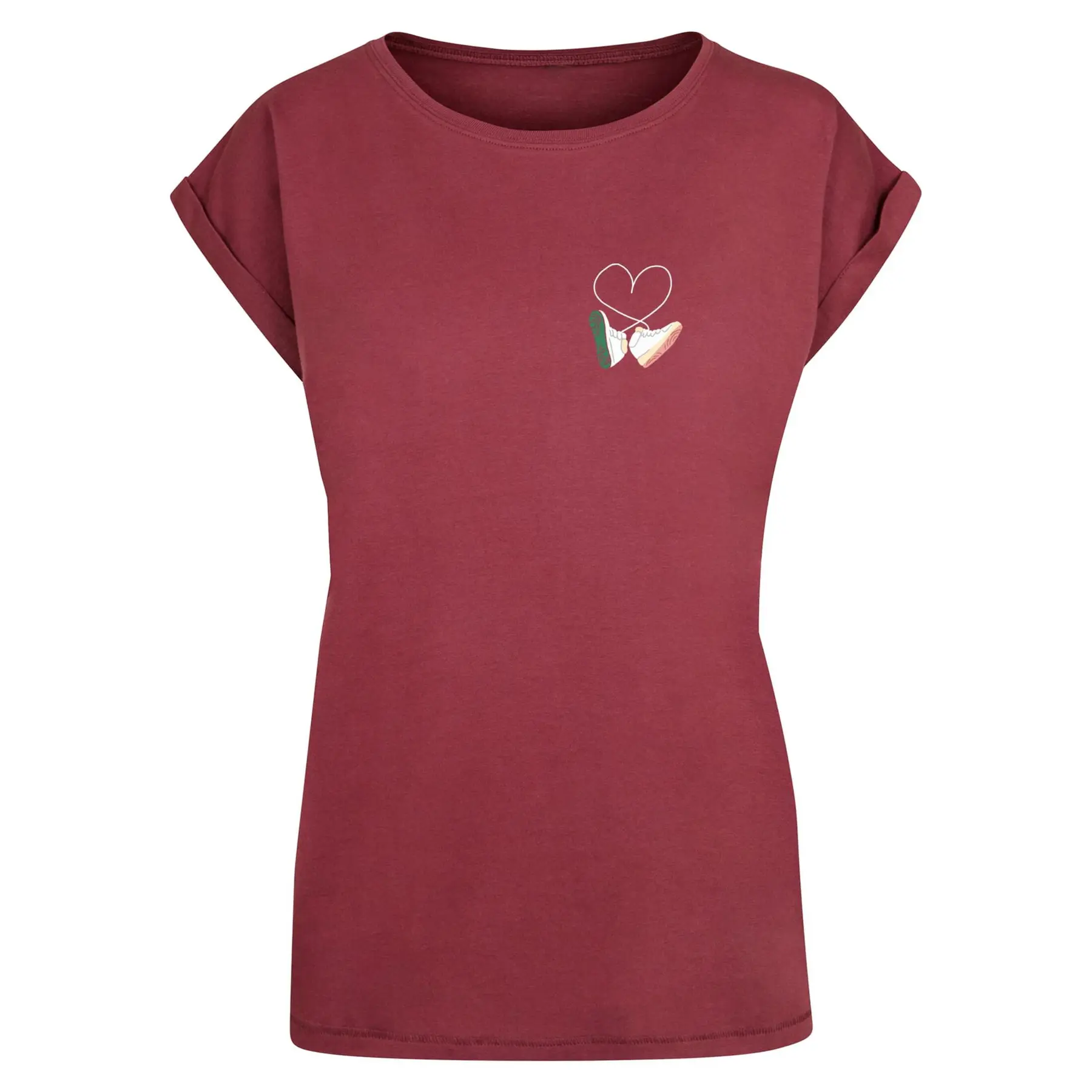 Damen T-Shirt Mister Tee Kicks Love