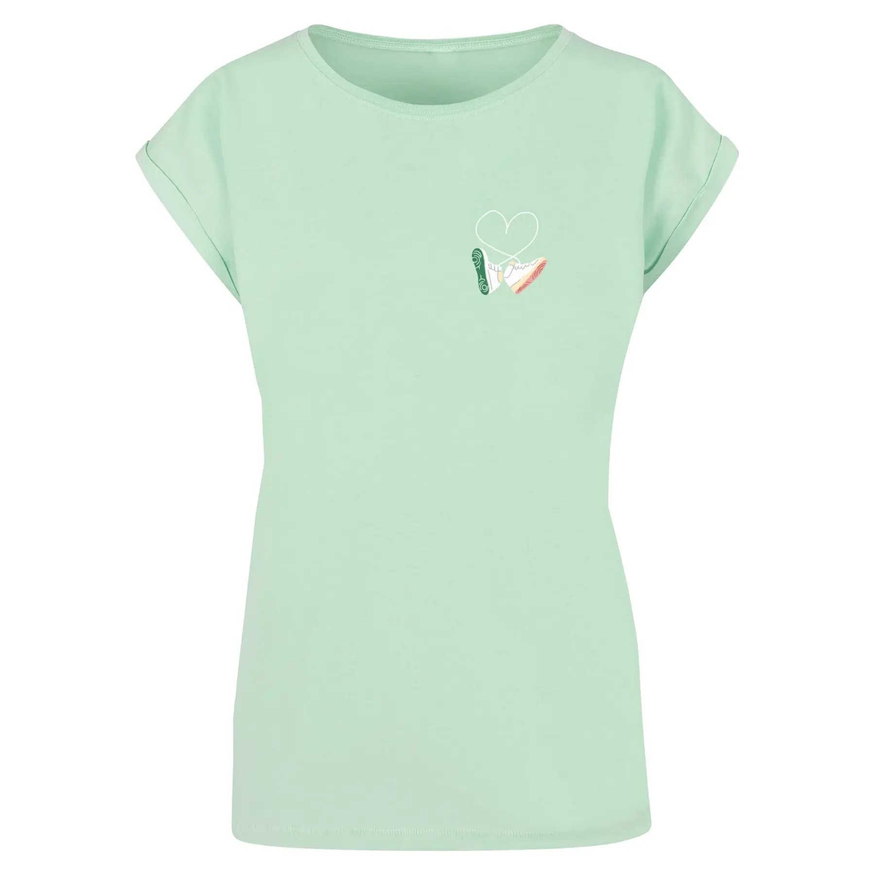 Damen T-Shirt Mister Tee Kicks Love