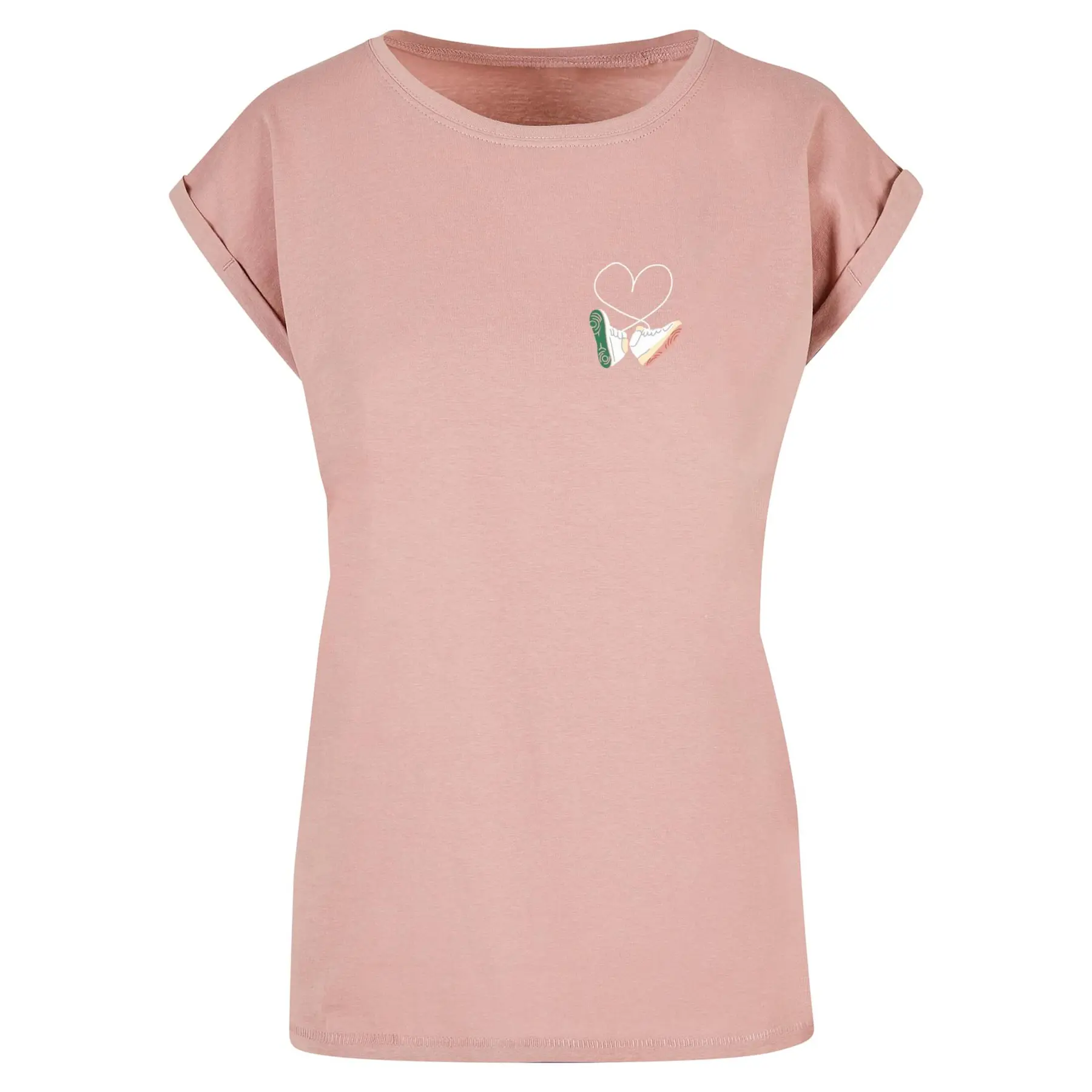 Damen T-Shirt Mister Tee Kicks Love