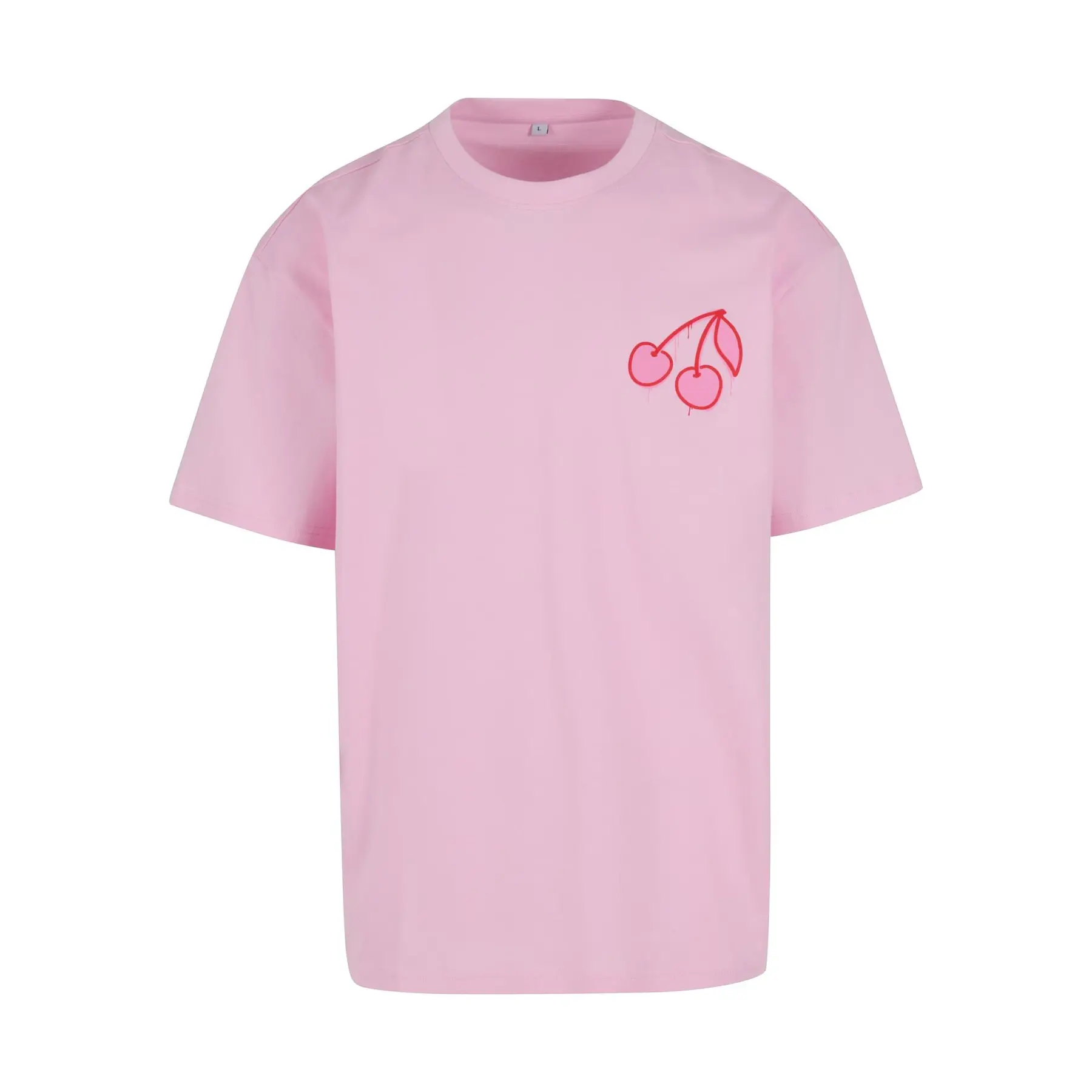 Image of Oversized T-Shirt Mister Tee Pink Cherries