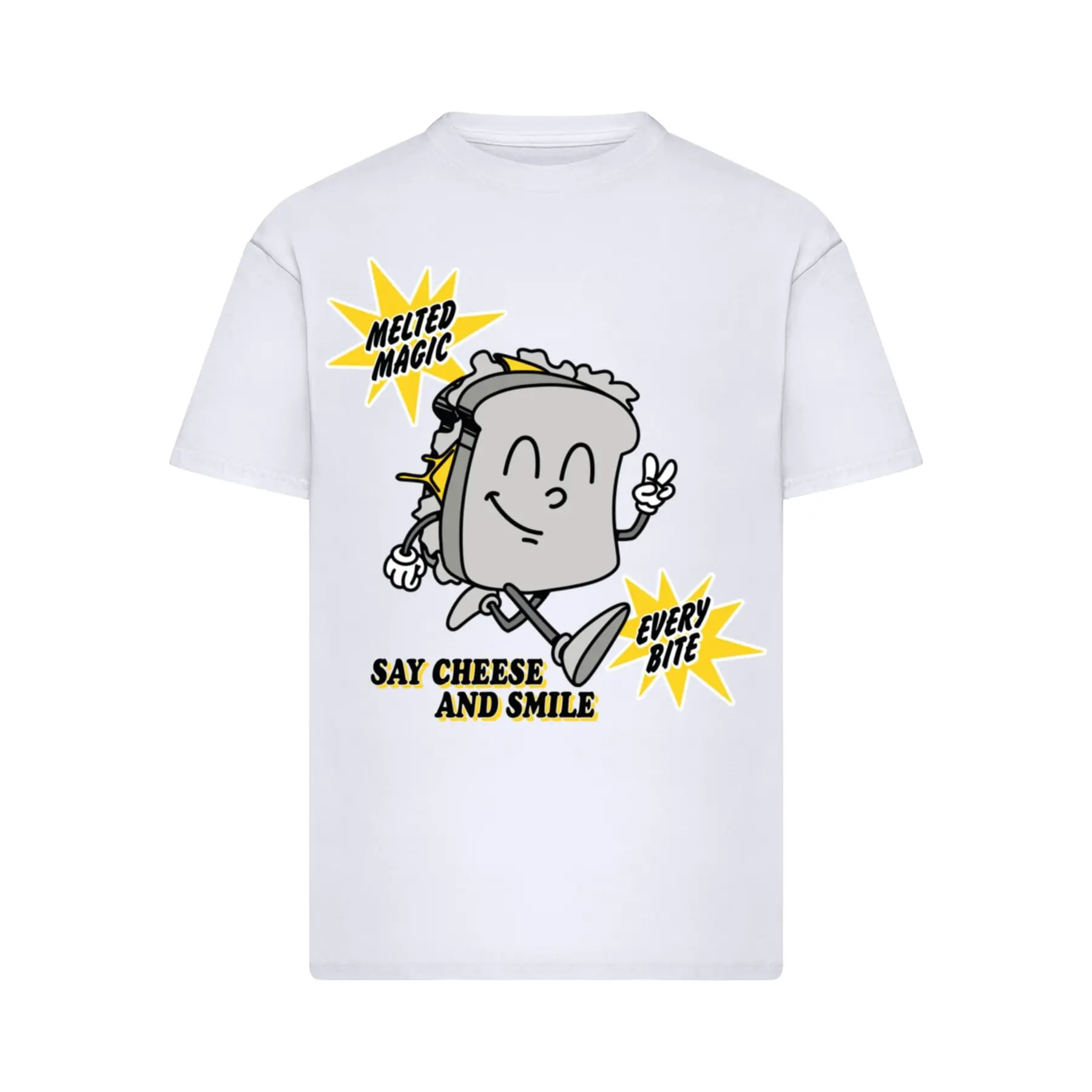 Oversized T-Shirt Mister Tee Cheese And Smile