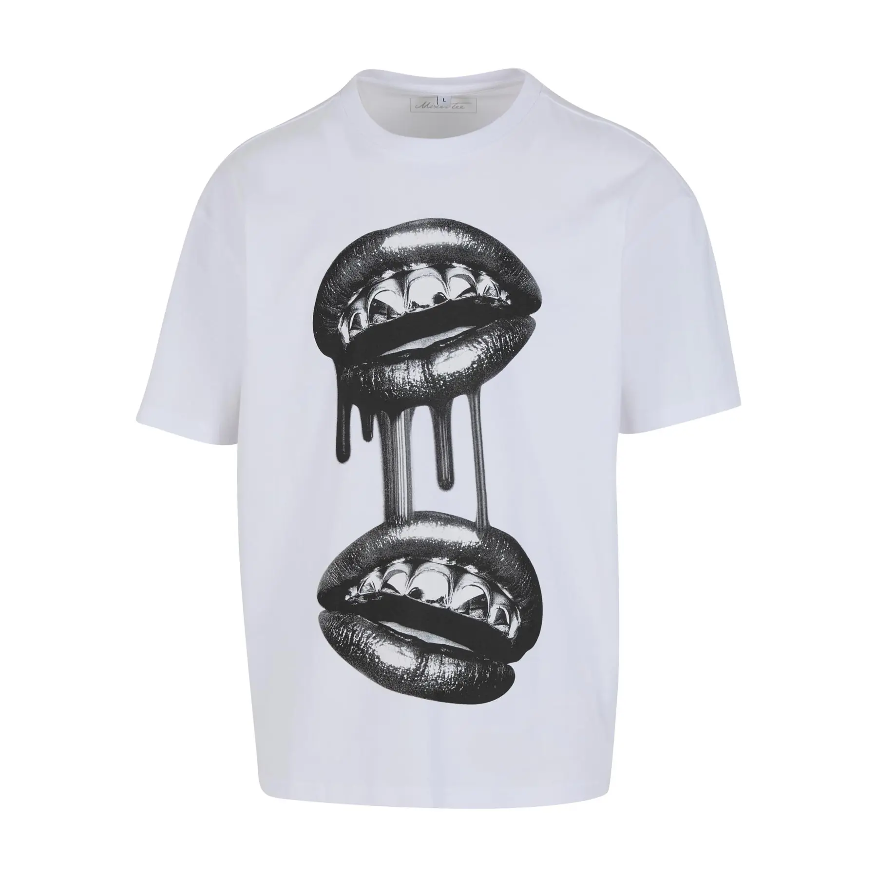 Oversized T-Shirt Mister Tee Grillz Lips