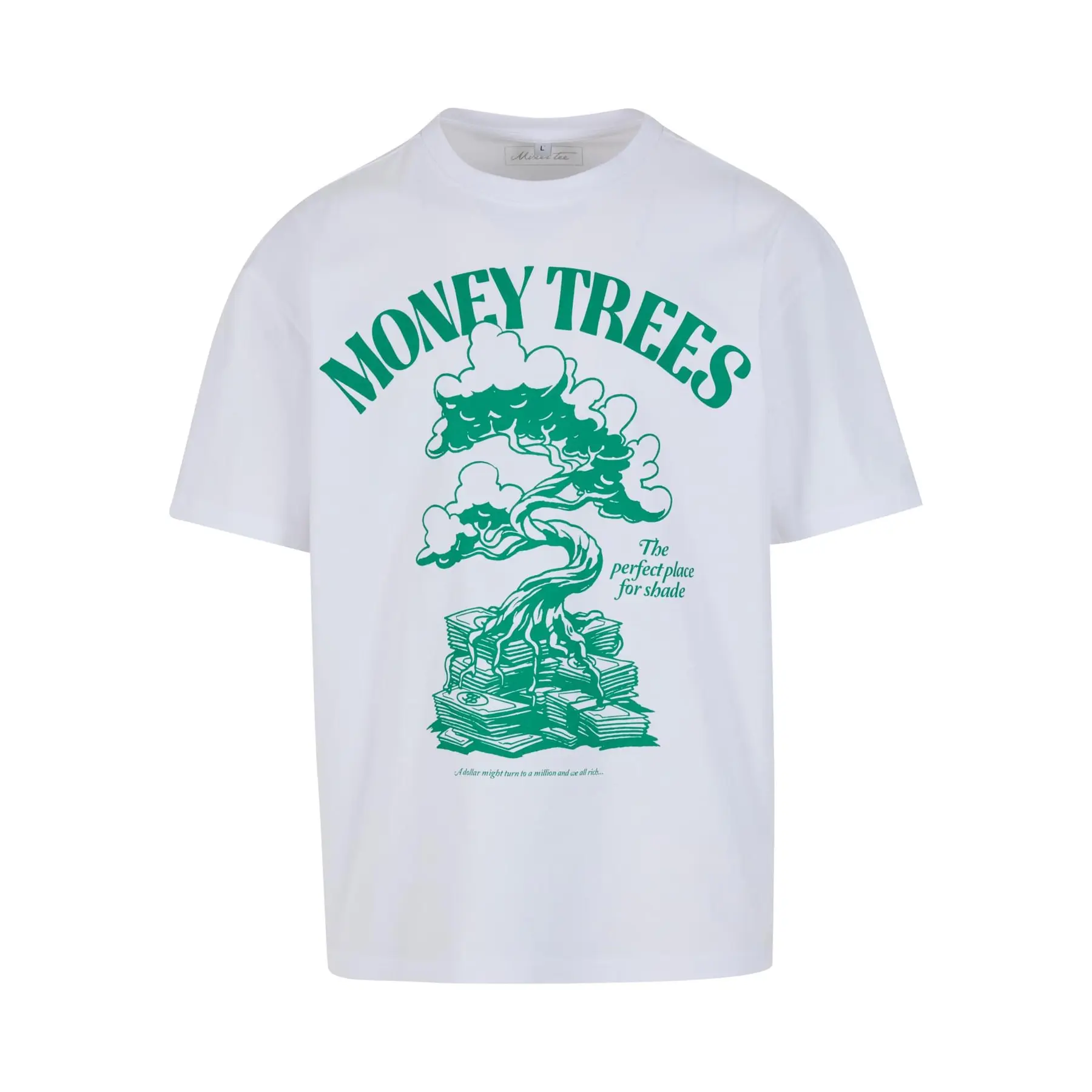 Oversized T-Shirt Mister Tee Green Money Trees