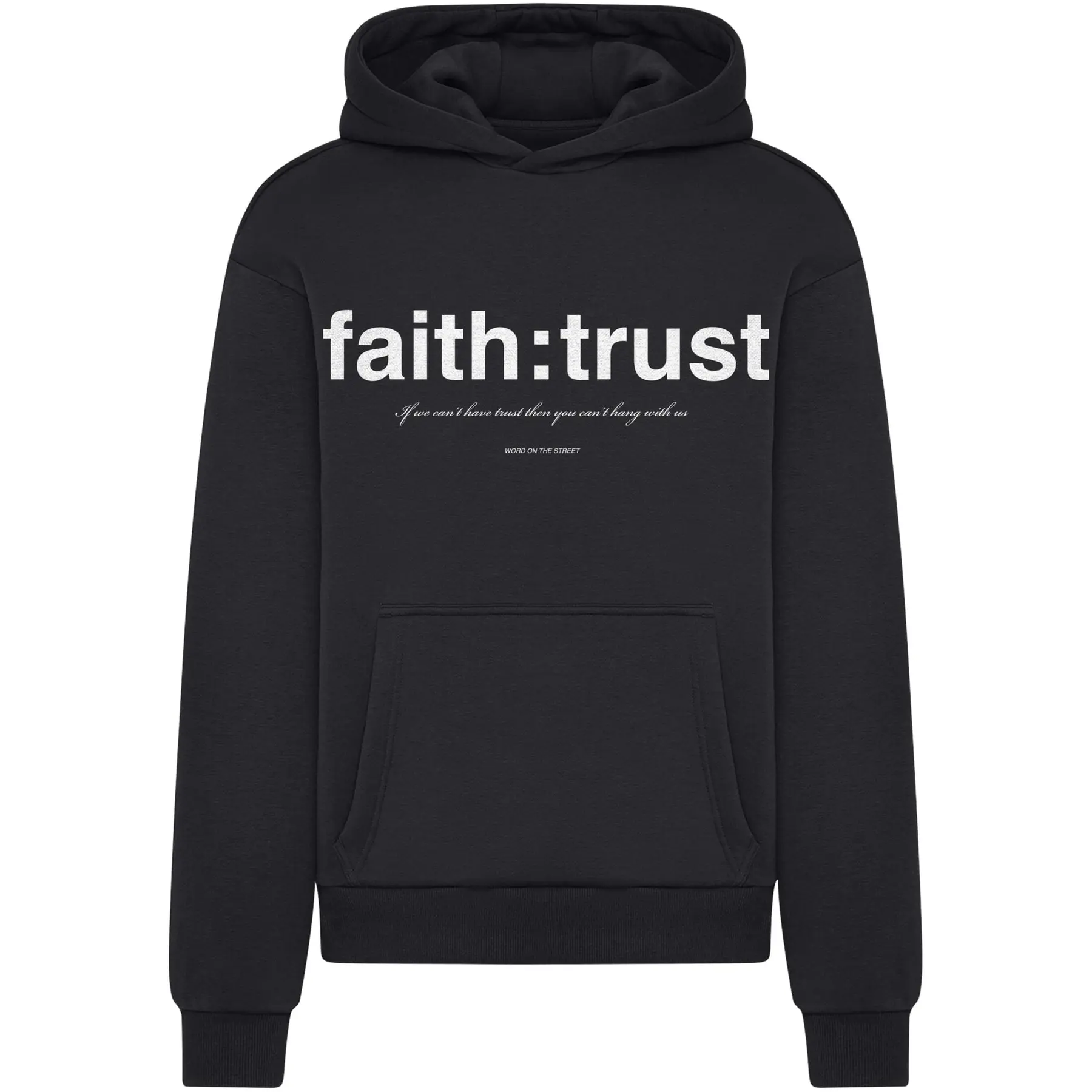 Felpa con cappuccio Mister Tee Faith And Trust Fluffy