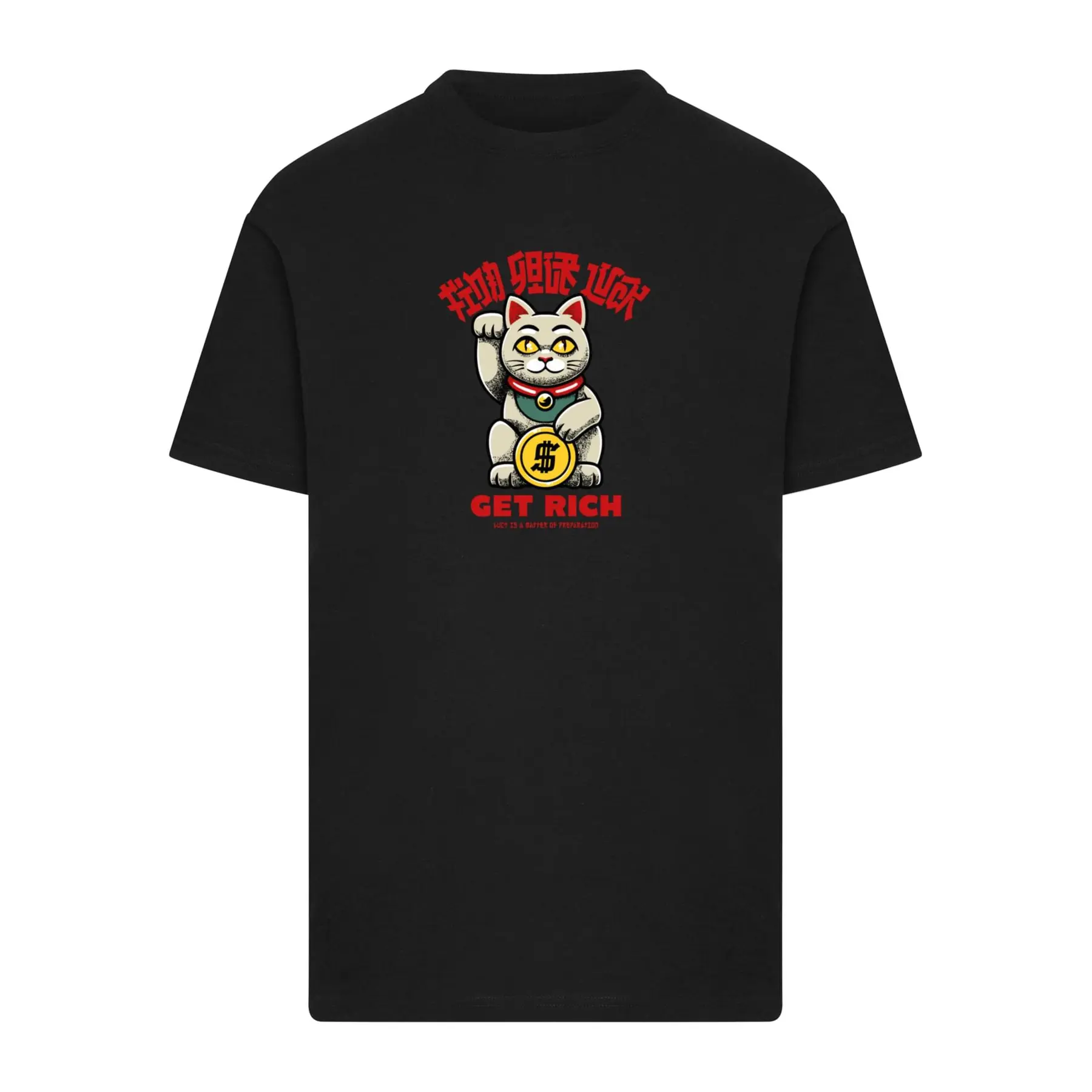 Mister Tee Unisex Noir T-Shirt Find Your Luck