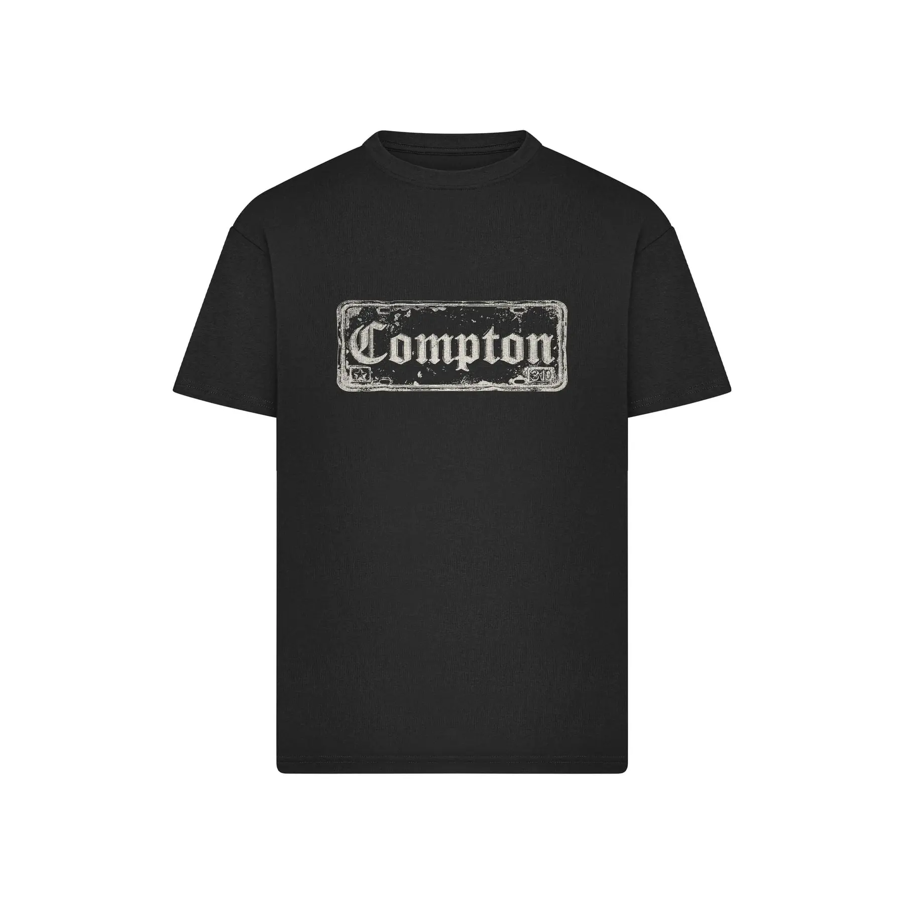 Oversized T-Shirt Mister Tee Compton License Plate