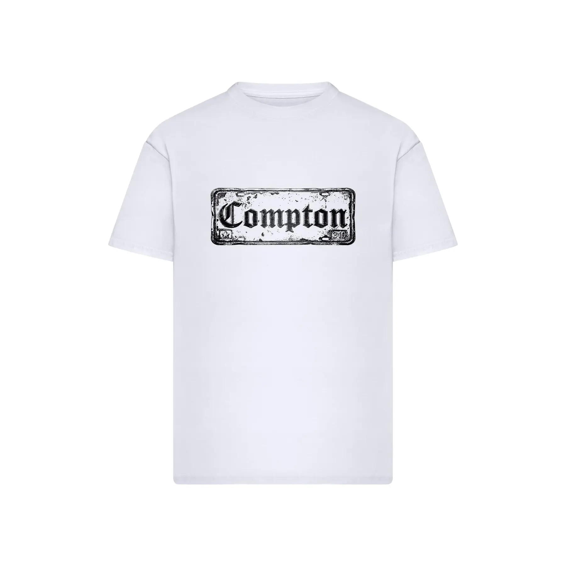 Oversized T-Shirt Mister Tee Compton License Plate