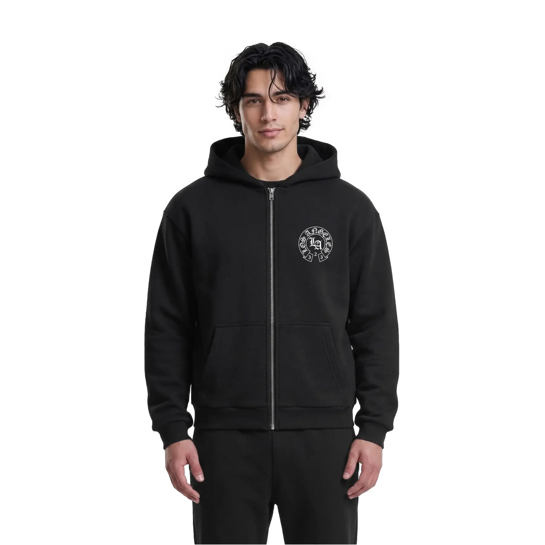 Felpa con cerniera a cappuccio Mister Tee LA Dynasty